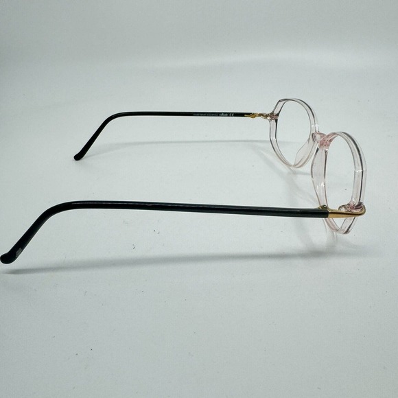 Silhouette SPX M 1899 /25 C 6058 Clear Black Gold Eyeglasses Frames 53-15 H10161 - Picture 4 of 7